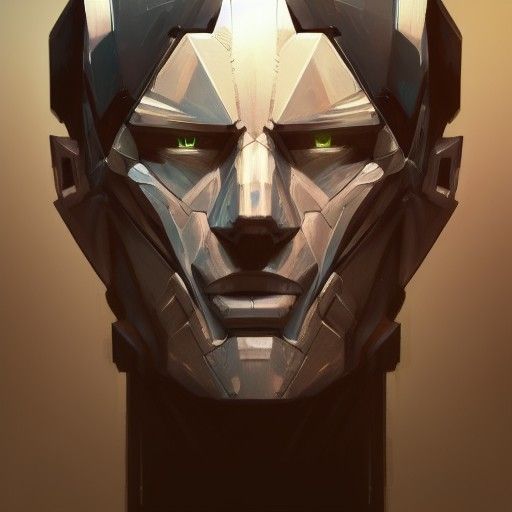 Megatron Portrait in Hyperdetailed Lighting