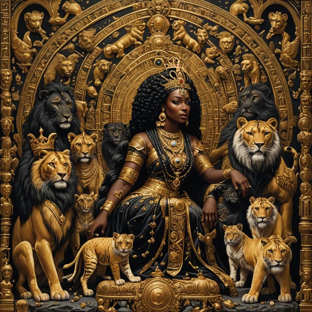 Queen of Sheba and King Solomon with Jewels