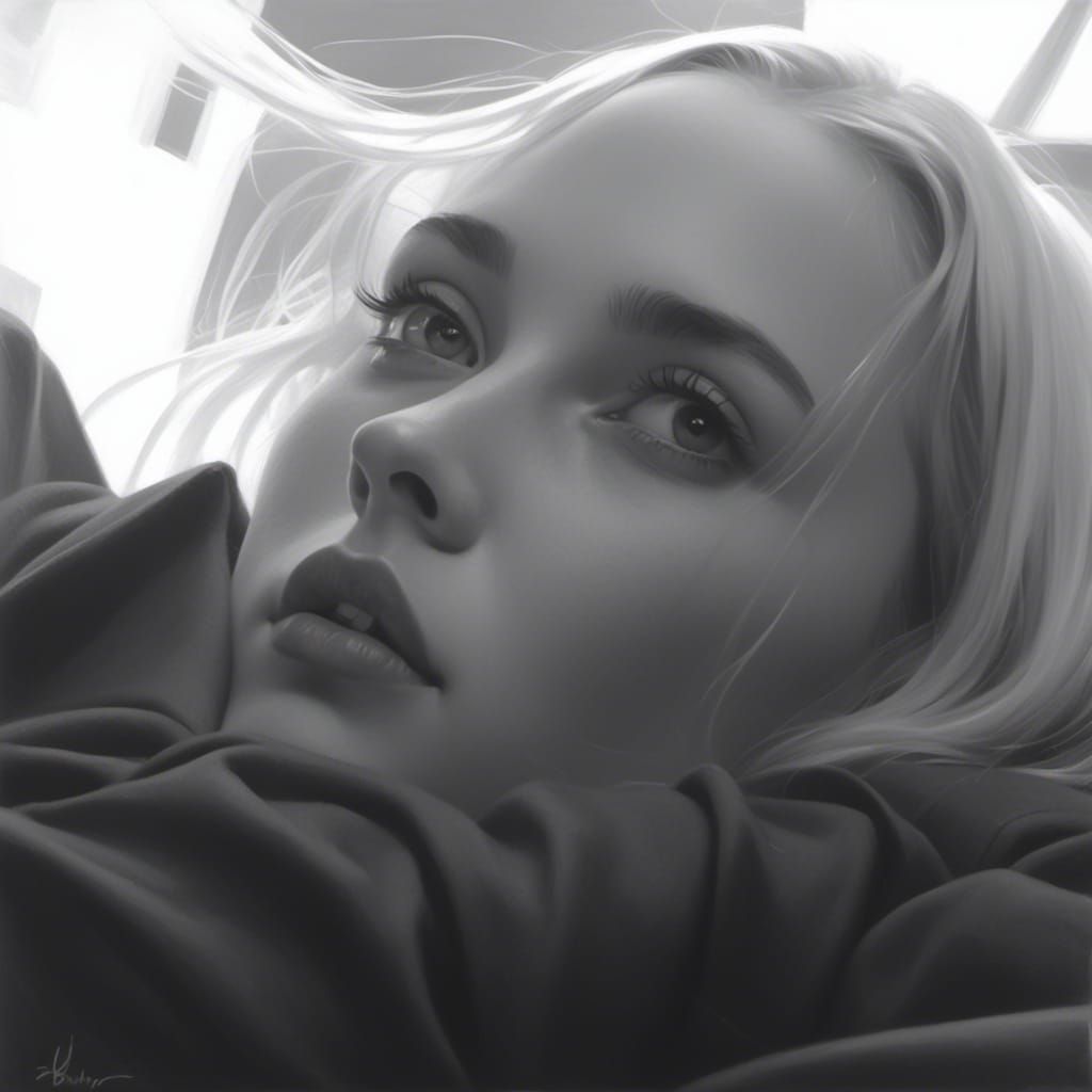 Sensual Woman Inspired by Music