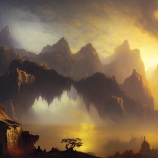 Mandelbrot Set as Detailed Matte Painting