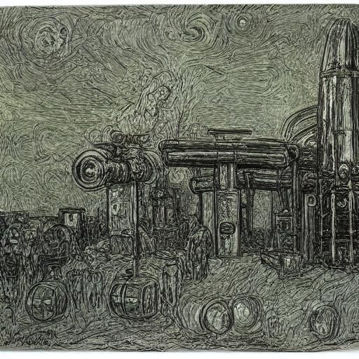 Rabbits at Interstellar Gas Station: Ensor and Levitan Style