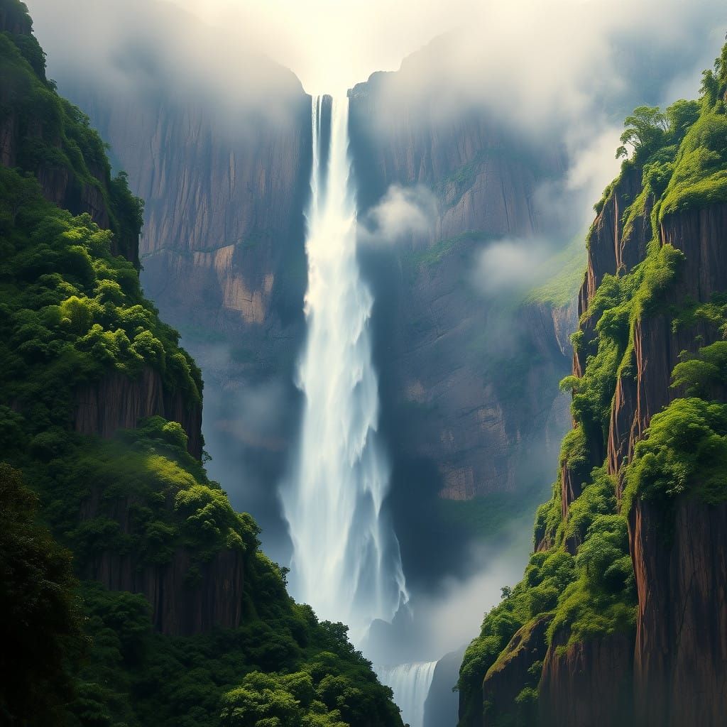 Angel Falls waterfall in Venezuela, Located in Canaima National Park #1