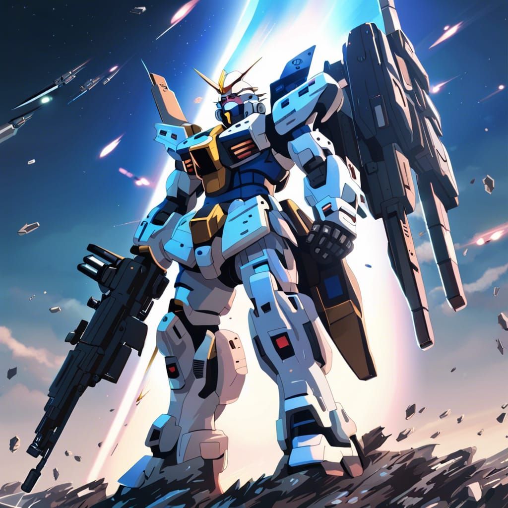 Gundam Mecha suit with epic M60