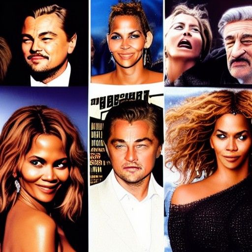 AI Generated Movie Poster Featuring Famous Celebrities