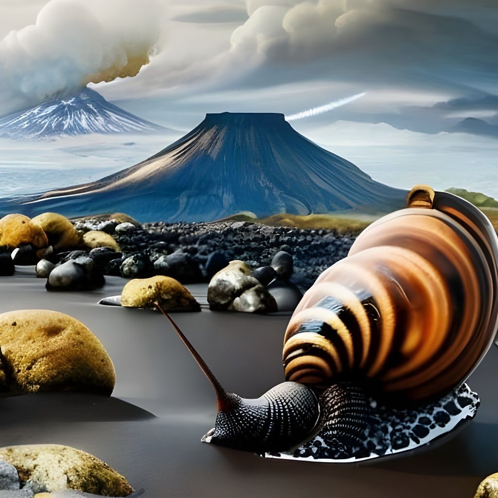 Between sand and fire: snails journey on a volcanic beach