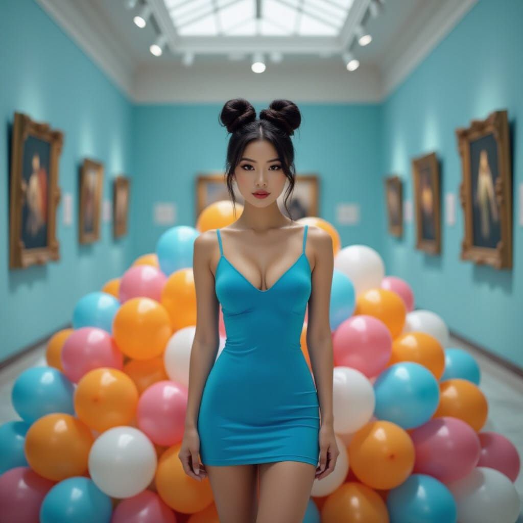 Blue balloon room