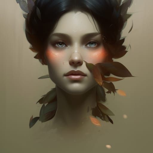 Four Seasons Tree: Hyperdetailed Digital Concept Art