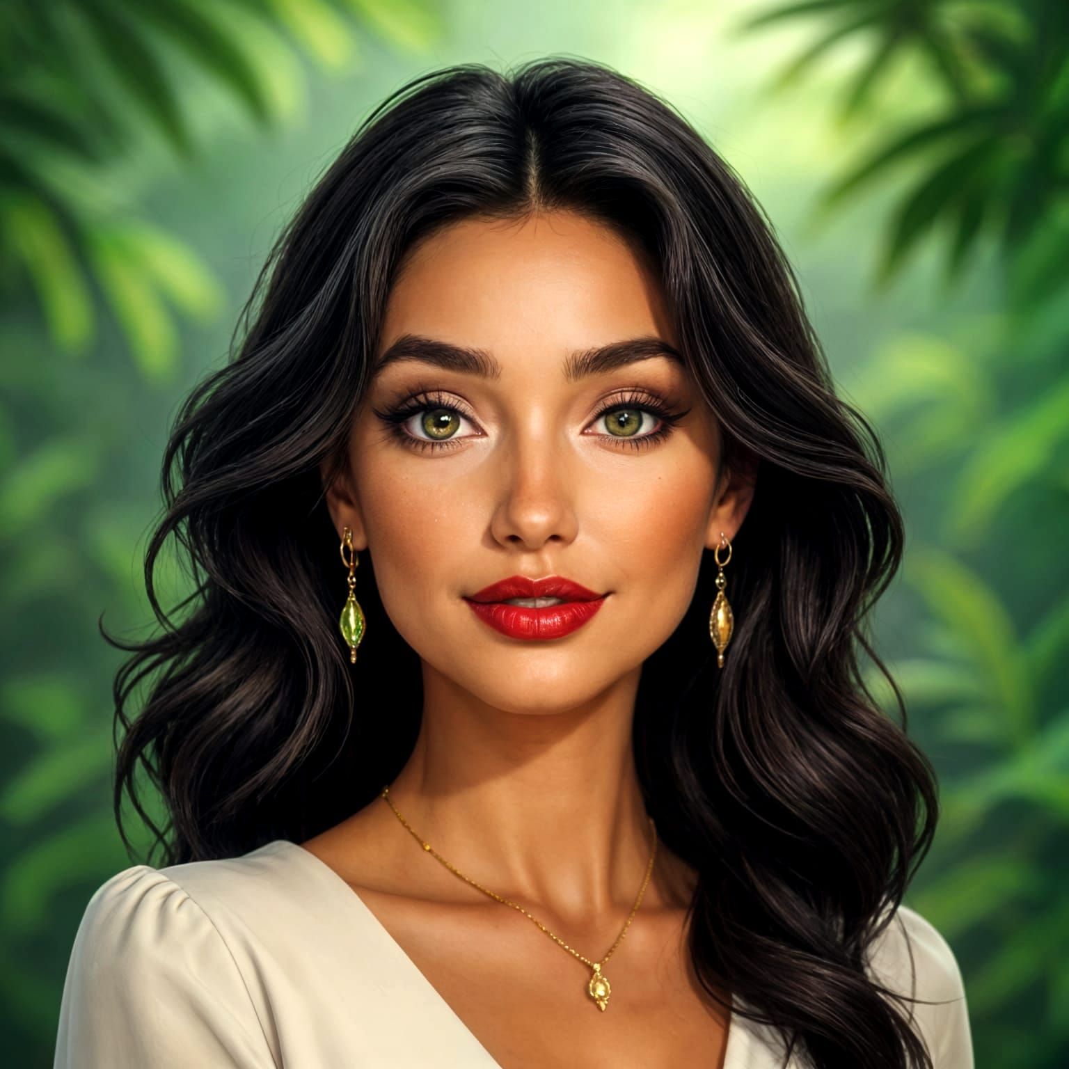 Detailed Portrait of Portuguese Woman in Unreal Engine