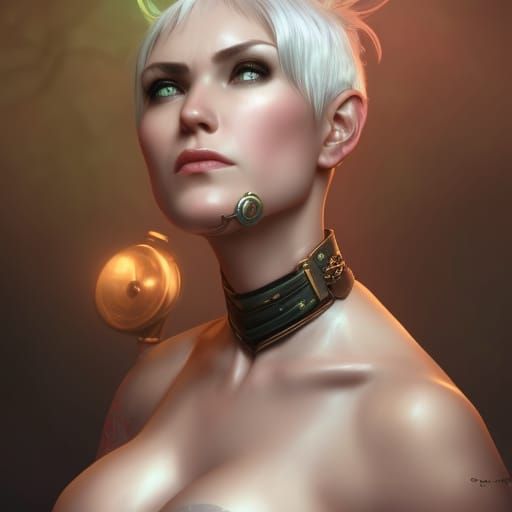 Hyperdetailed Portrait of a Tomboy Warrior