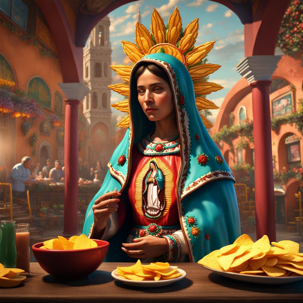 Our Lady of Guadalupe Apparition in Restaurant
