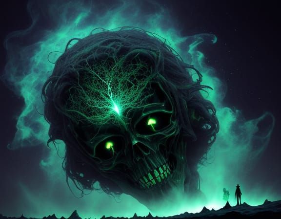 Surreal Fragmented Form in Cosmic Void