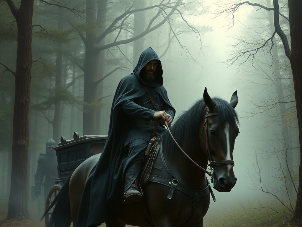 A Mysterious Stranger Rides into the Whimsical Woods