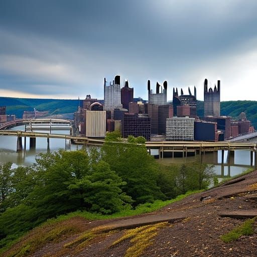 Post-Apocalyptic Pittsburgh Landscape