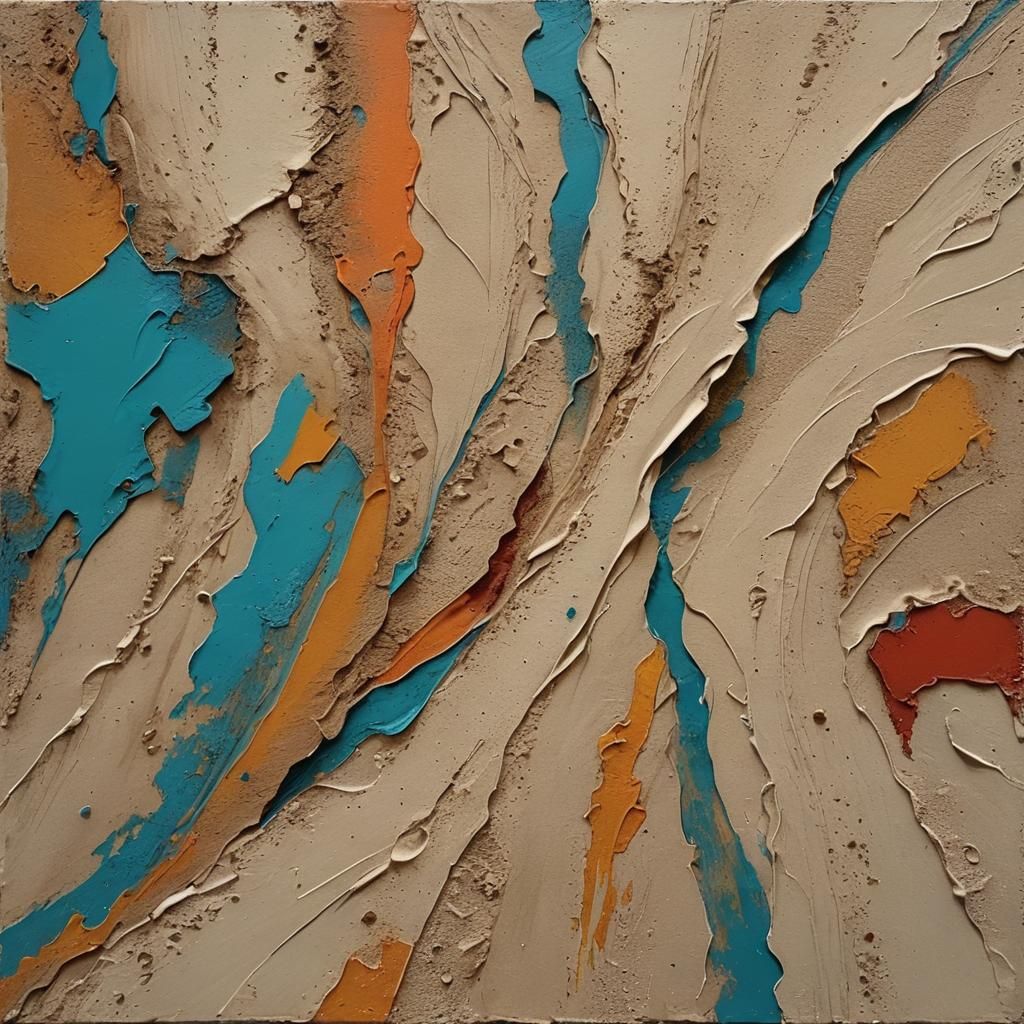 Abstract Art: Life's Illusion in Complementary Colors