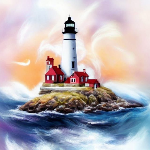 Surreal Abstract Dreamscape with Luminous Smoke and Precious...