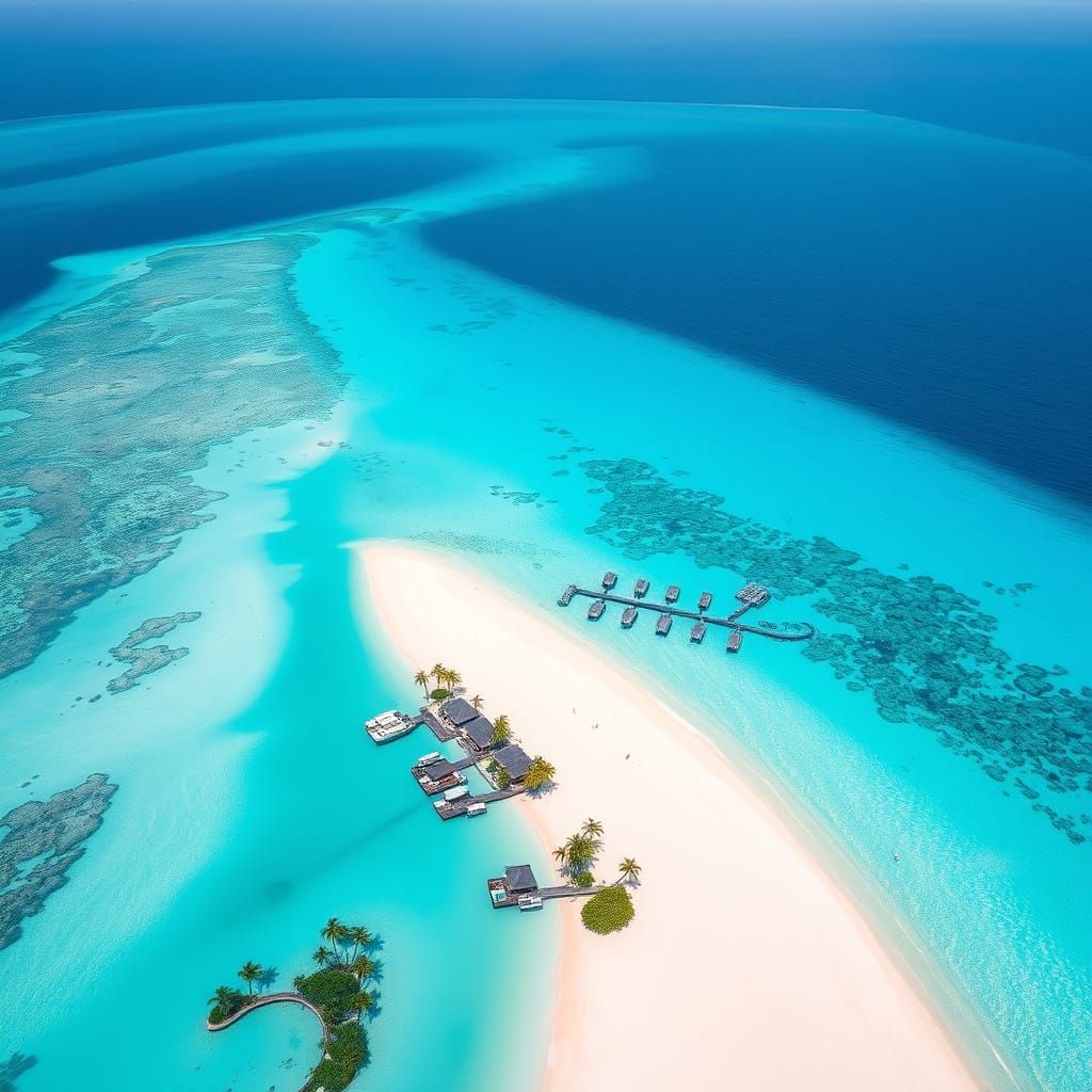 Birds eye maldives