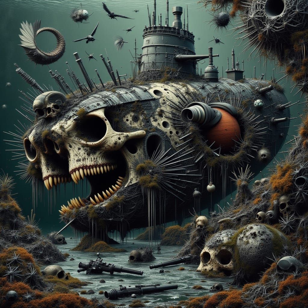 We all live in the Evil Submarine, the Evil Submarine, the E...