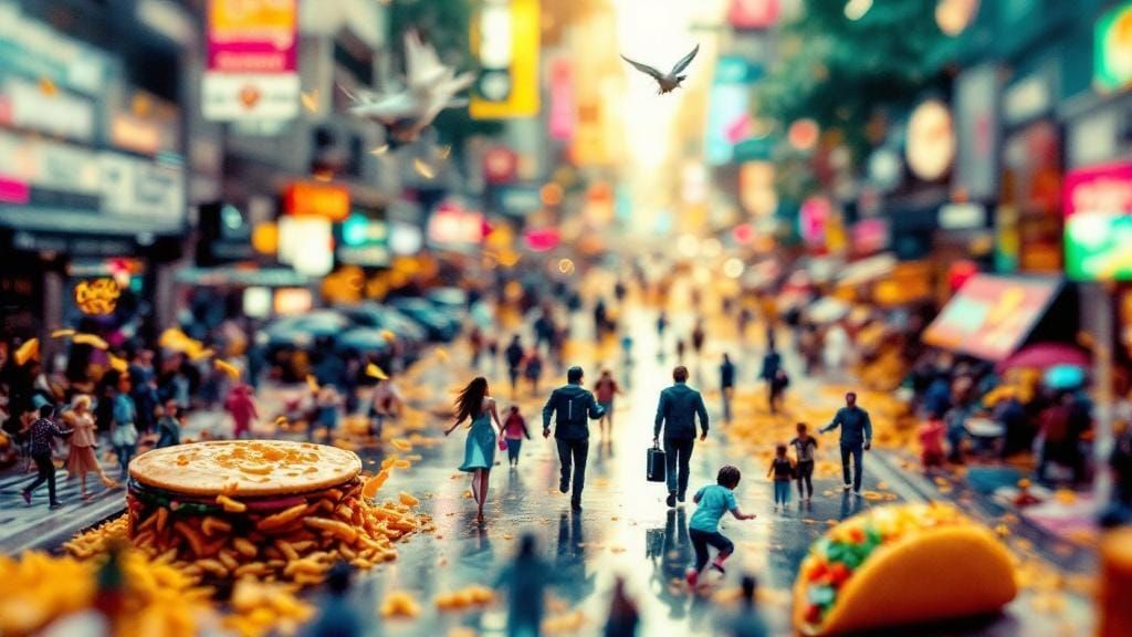 Chaotic Escape: A Tilt-Shift Apocalypse