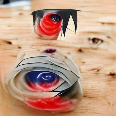 Sasuke Uchiha Sharingan Activation Anime Art