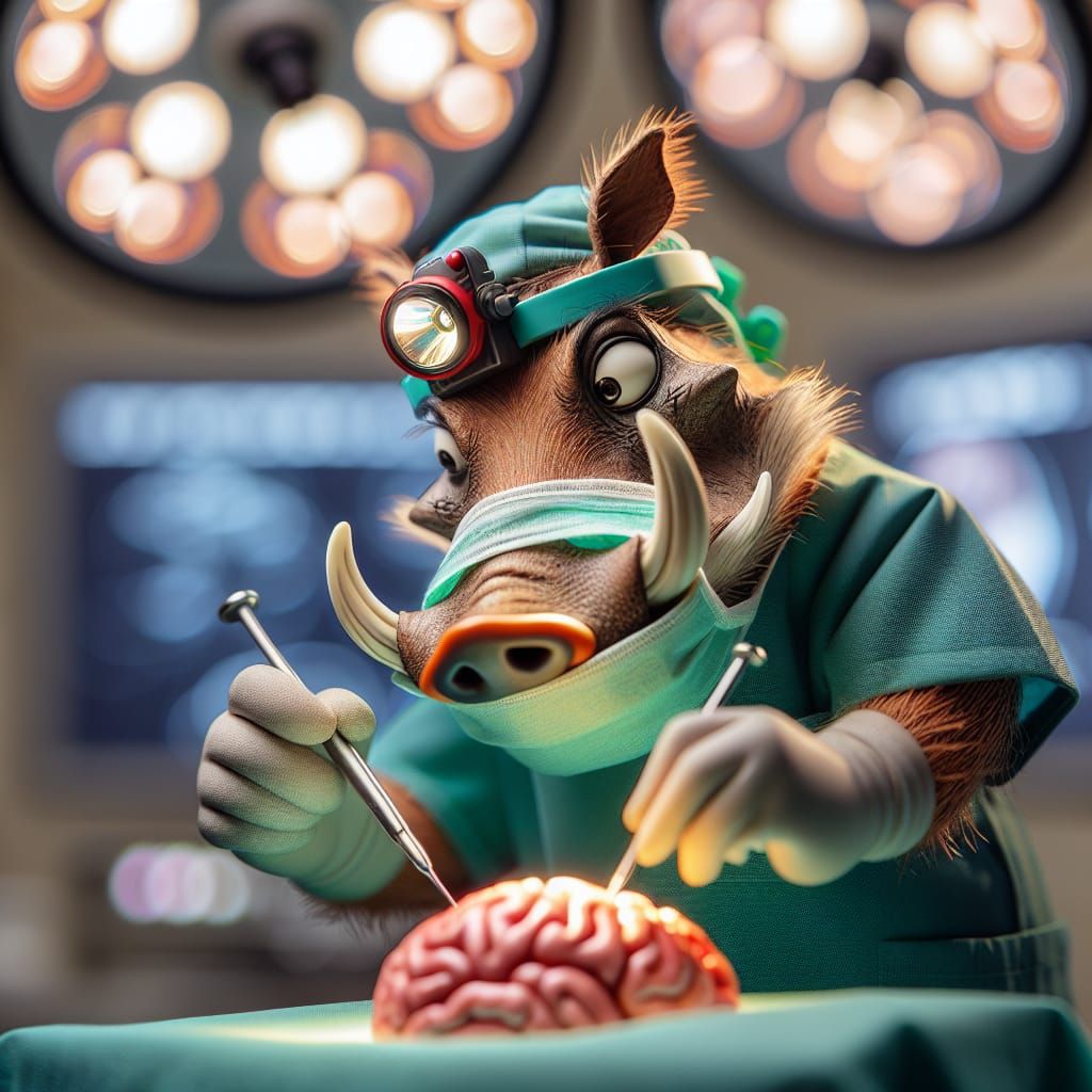 Warthog is the Doctor That Performs the Most Precise Brain S...