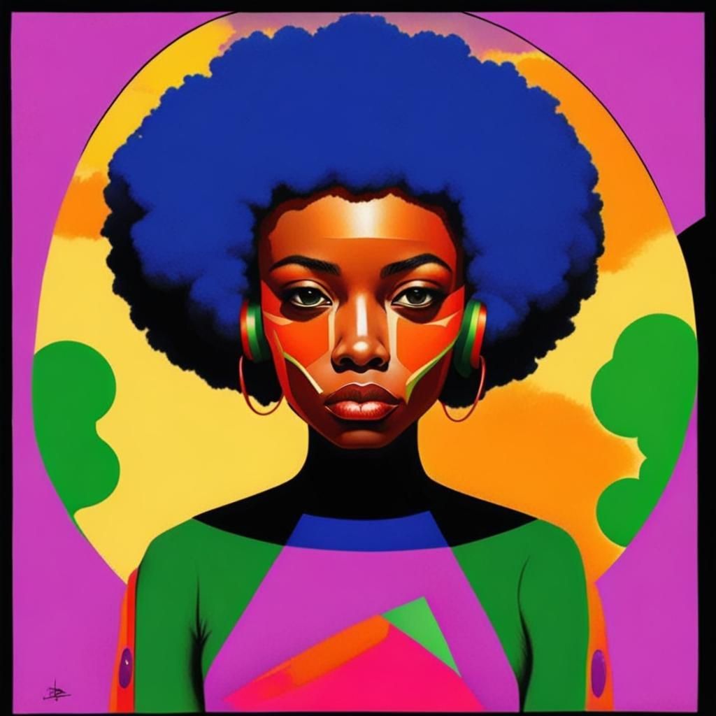 Vibrant Afrofuturistic Vision