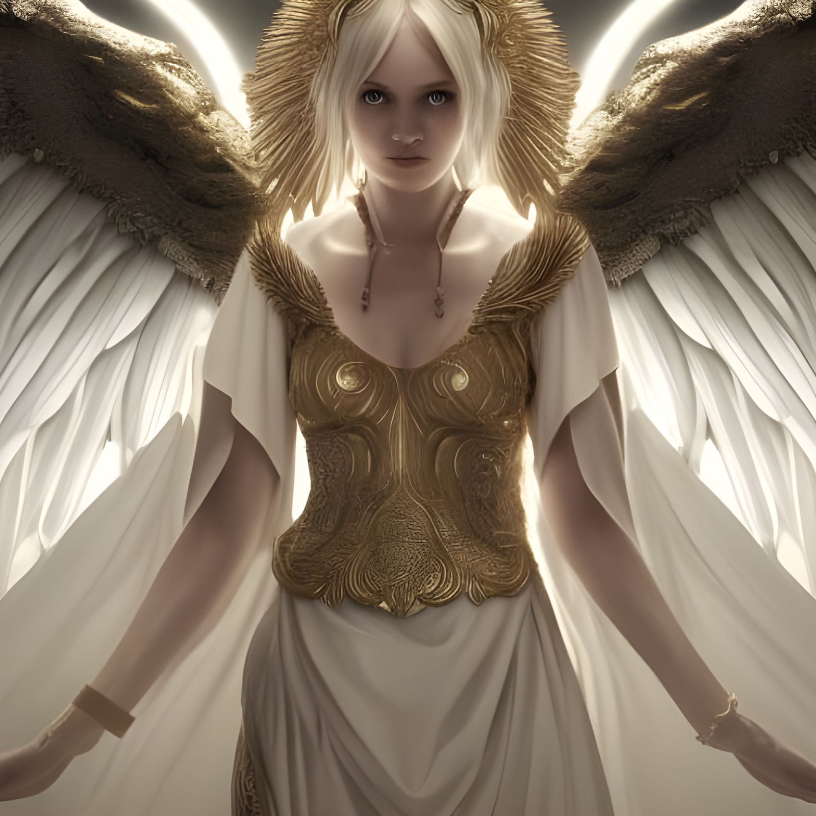 Seraphim Angel in Hyper-Detailed Digital Painting