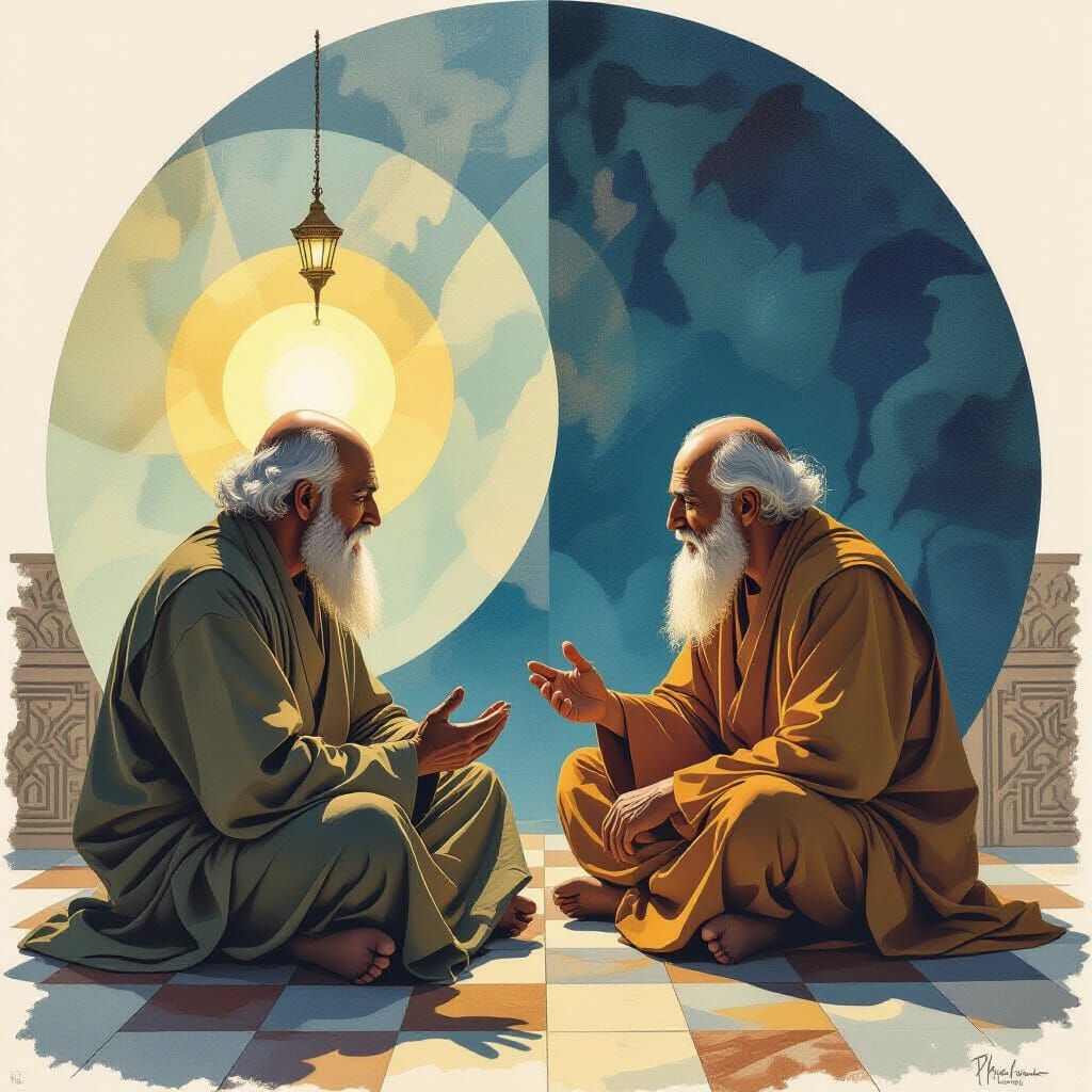 Gurdjieff and Ouspensky Discussing Fourth Way in Metaphysica...