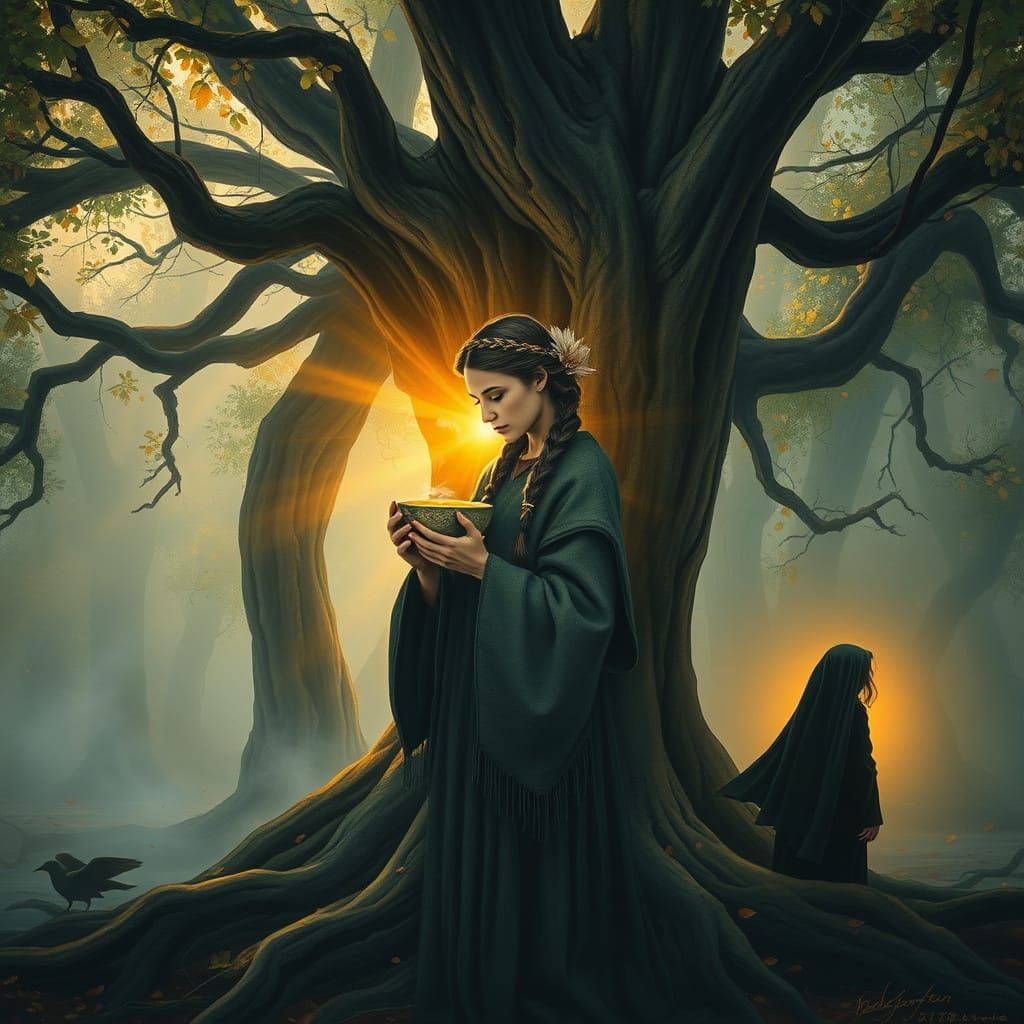 Ancient Forest Goddess Rituals in Baltic Mythology