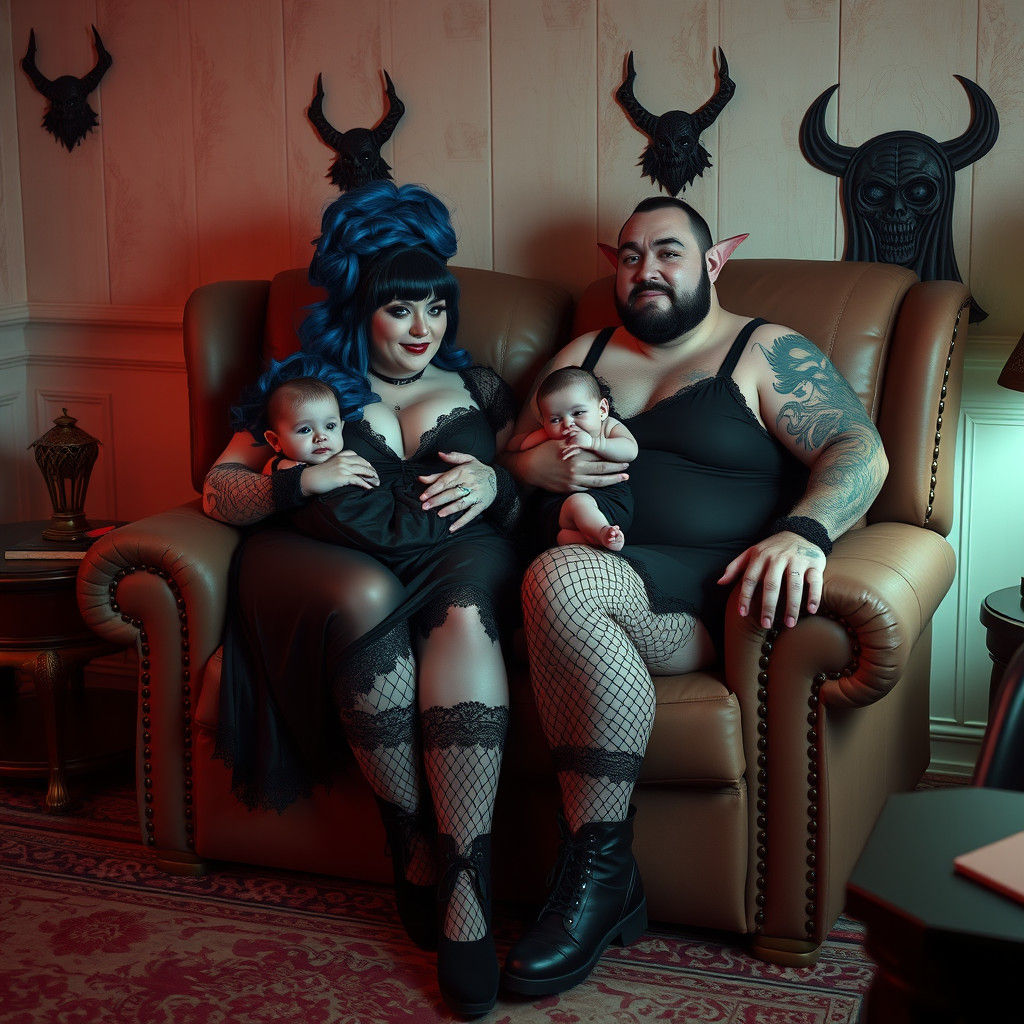 Morbid Gothic Enchantress with Twins Aether and Hemera