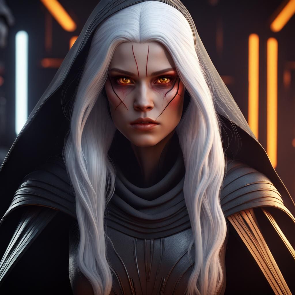 Young Female Sith Warrior Concept Art