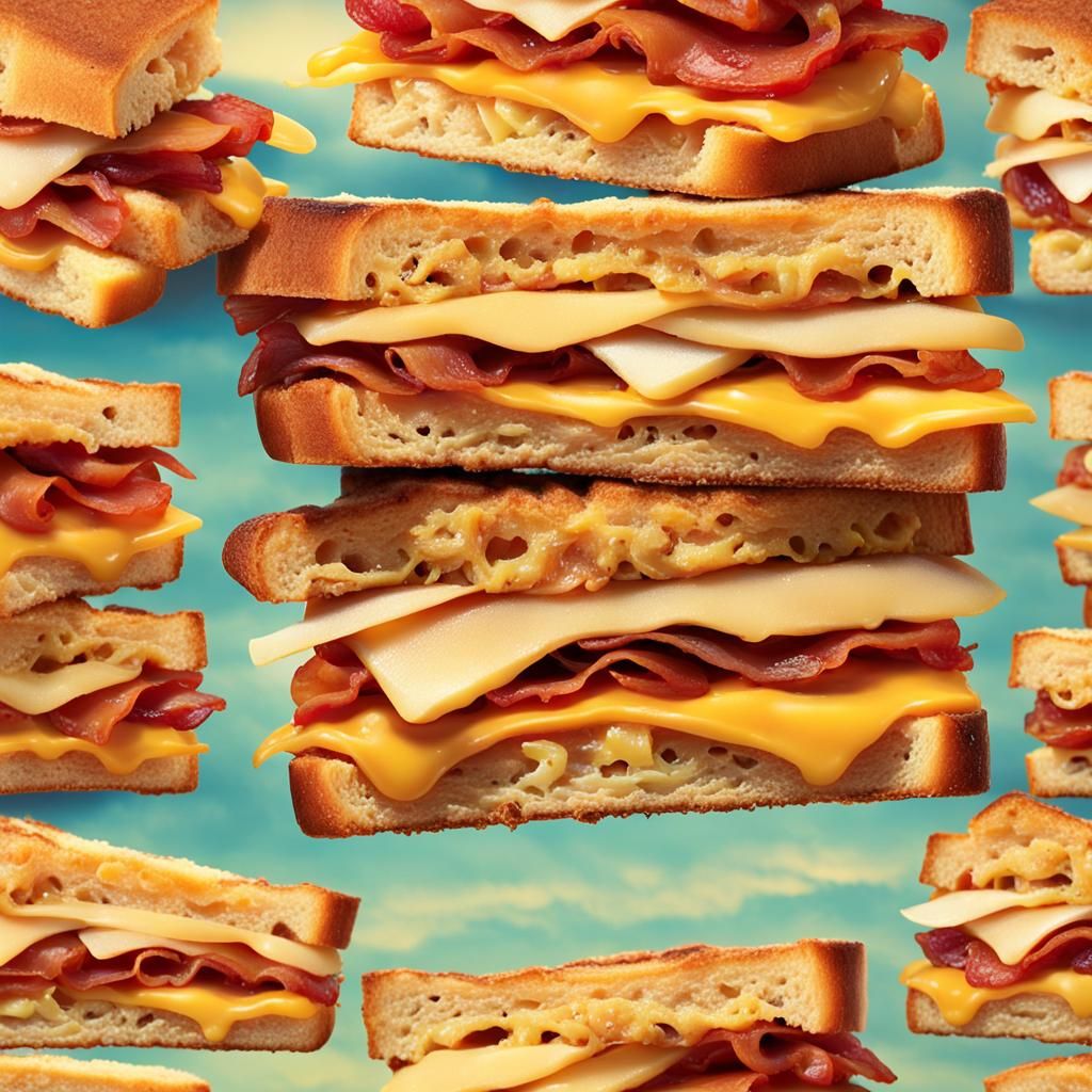 Delicious Bacon, Cheddar, and Tomato Sandwich