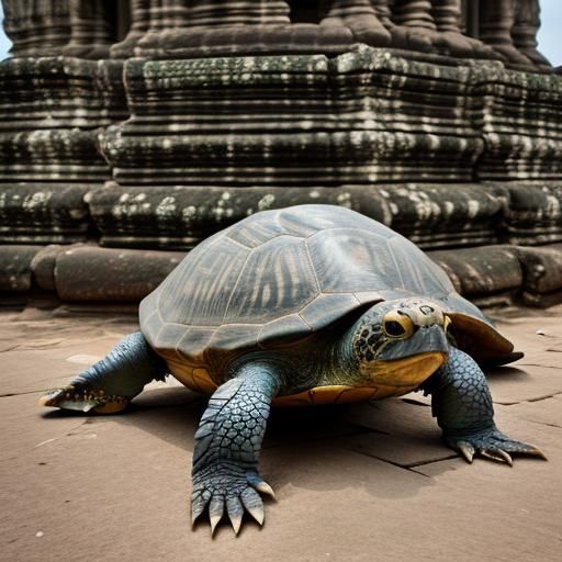 Turtle at Angkor Wat