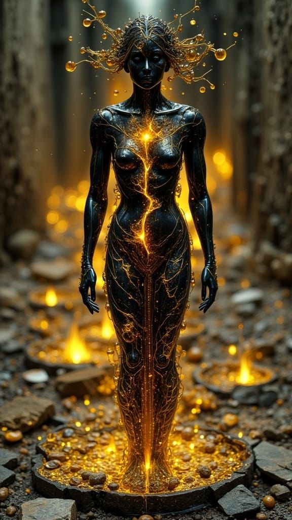 Double exposure. Surreal woman