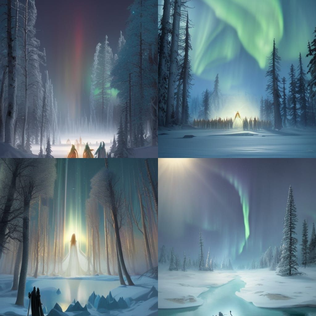 Elven Orchestral Metal Opera Under Aurora Borealis