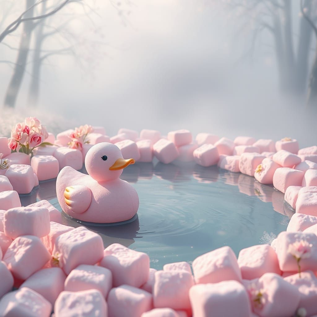 Marshmallowpunk Marshmallow Pond in Pastel Colors