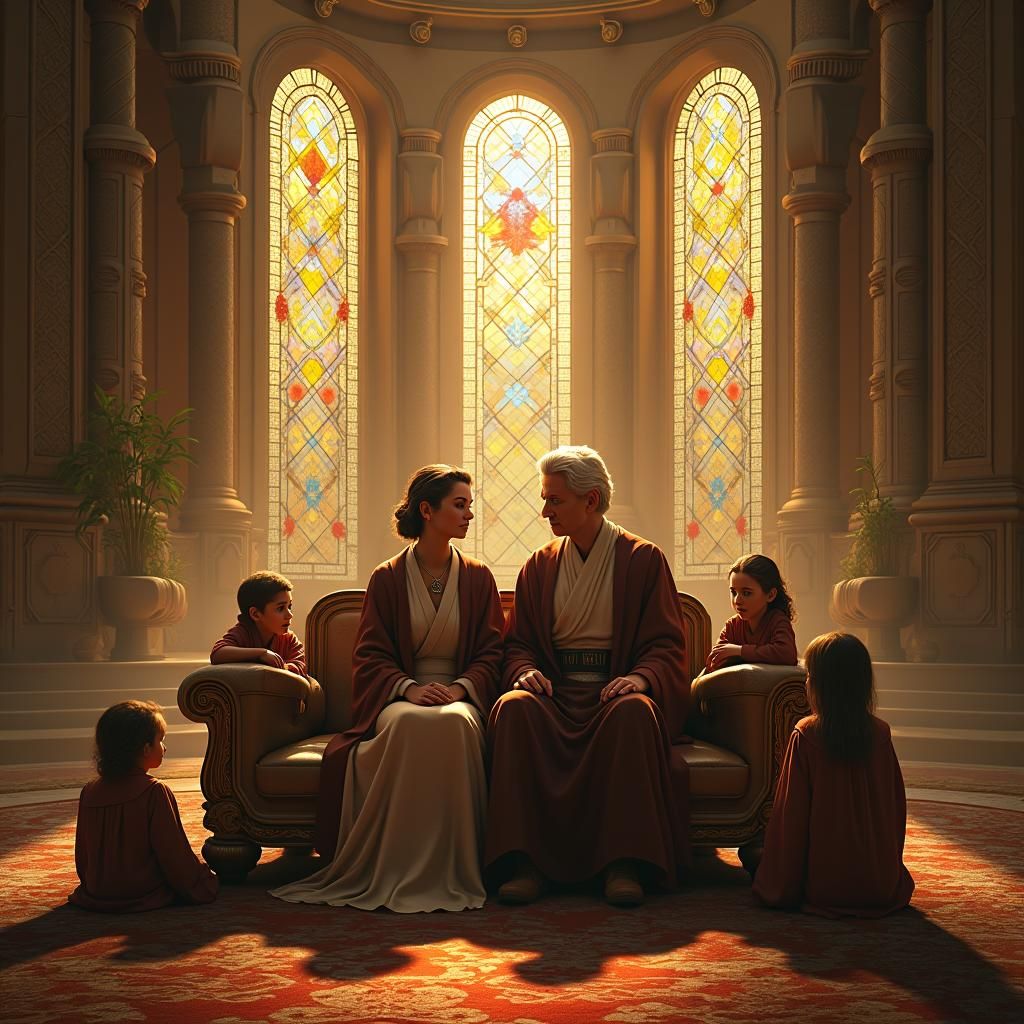 Padmé and Anakin's Golden Years: A Family Portrait