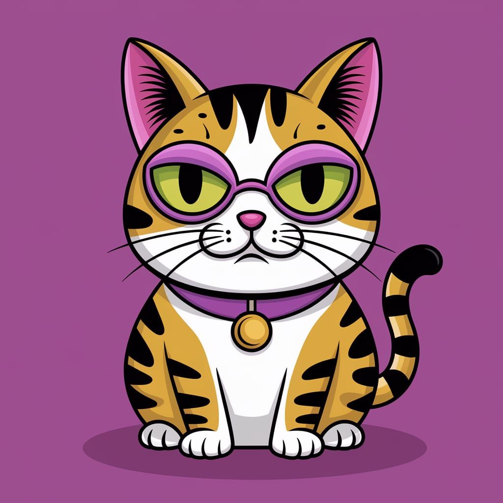 Insidious Feline Portrait