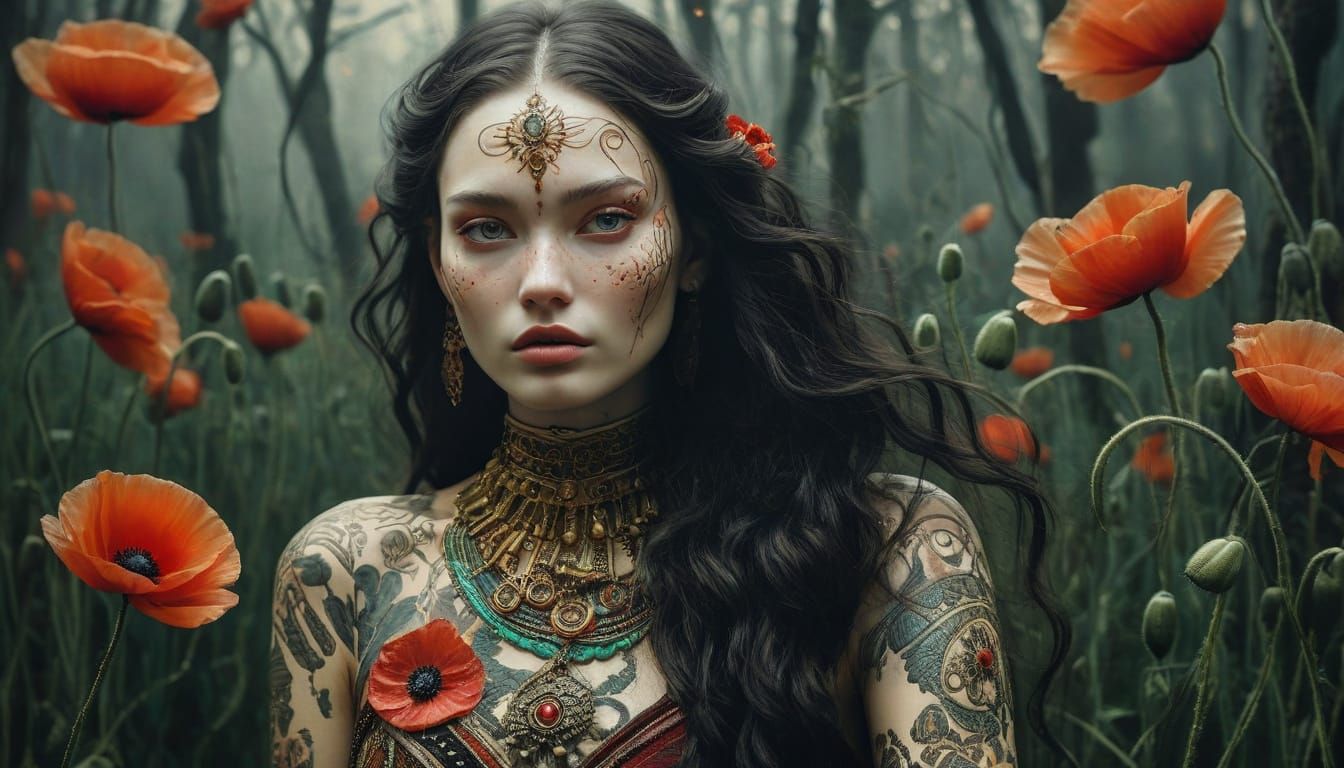 Andean Princess in Enchanted Forest