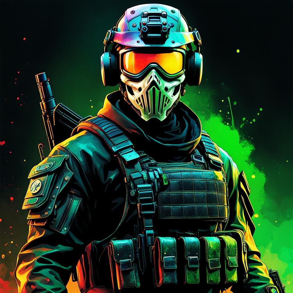 Call of duty ghost soldier full body,