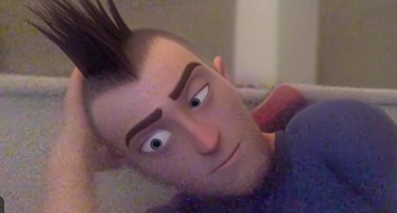 Cool Monkey With Megamind Mohawk