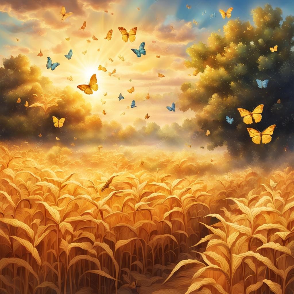 Field of golden magic