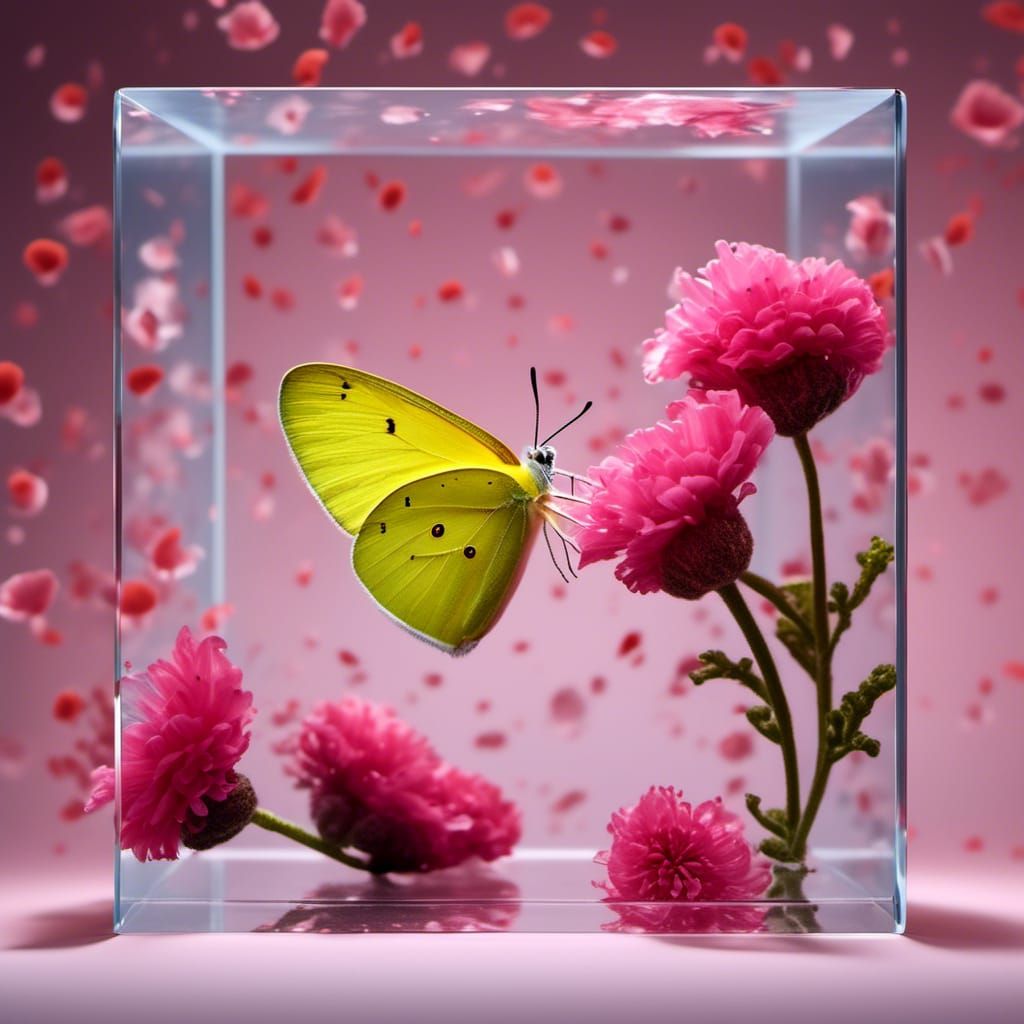 Cloudless Sulphur butterfly