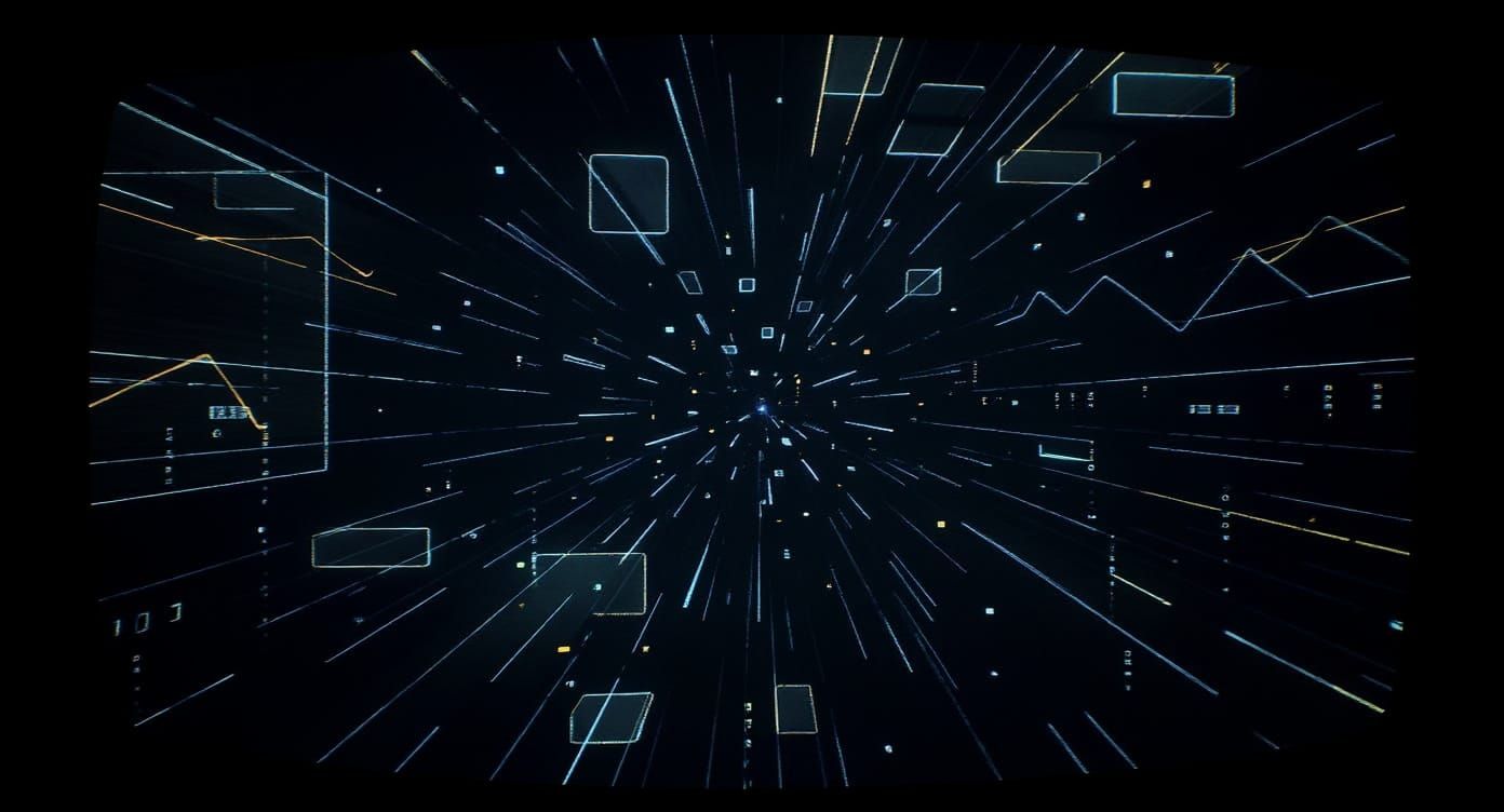 Hi-Tech Computer Screen with Digital Reticles