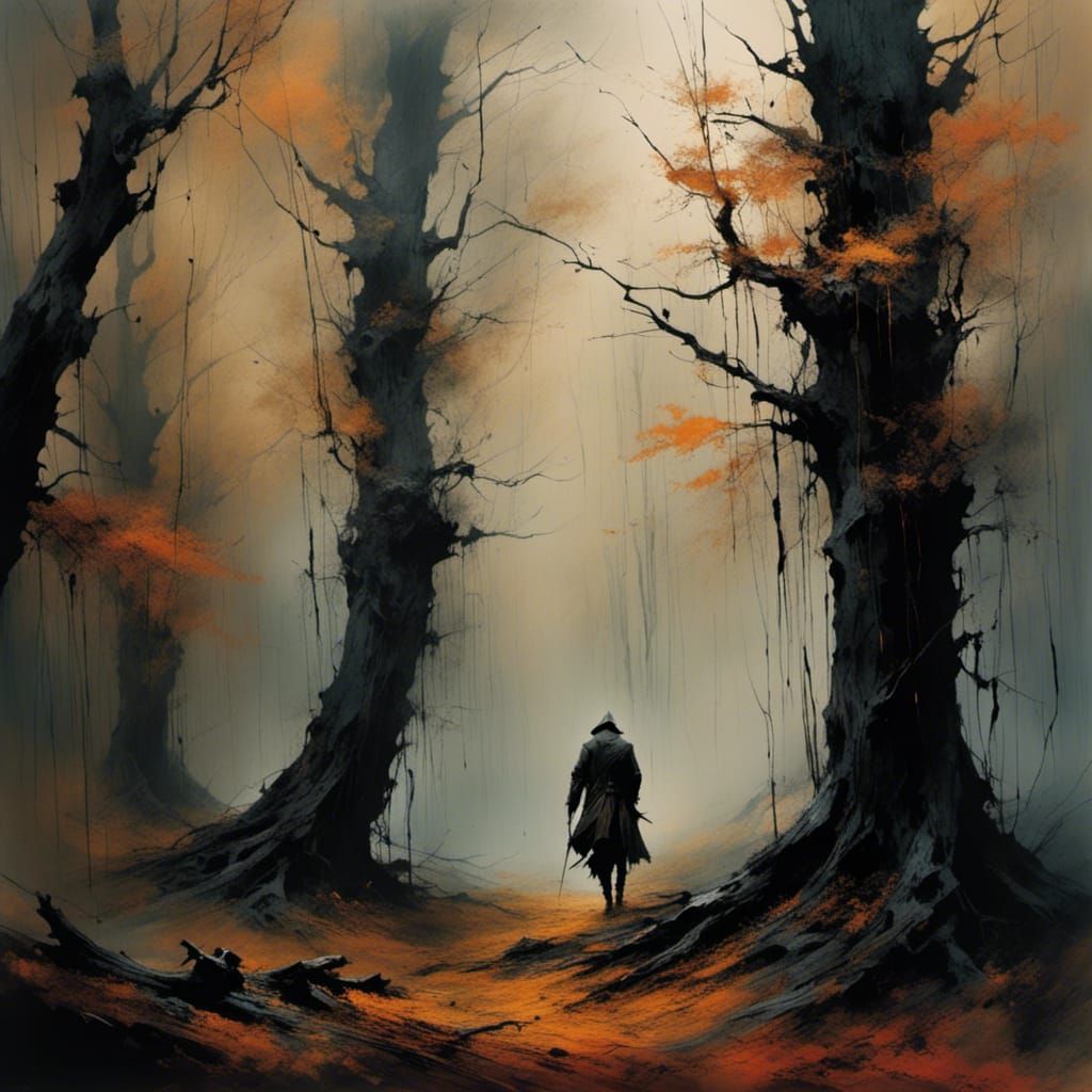 Dark Ages Ambush in Autumn Rain