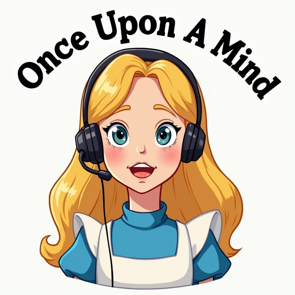 Alice in Wonderland Headshot with Headset