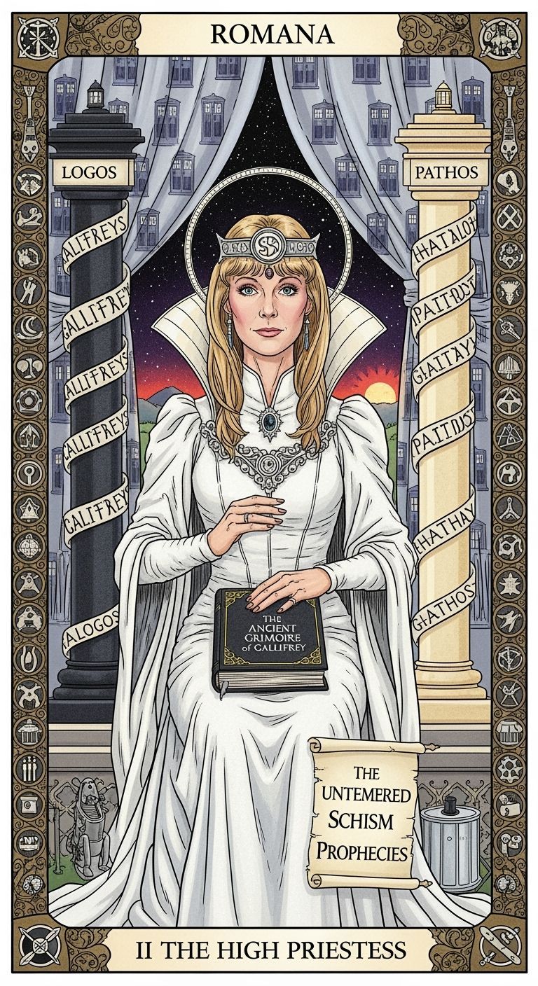 Romana as Tarot Card from Doctor Who