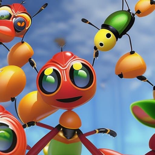 Annie the Ant. Ep. 1 Building with Friends!