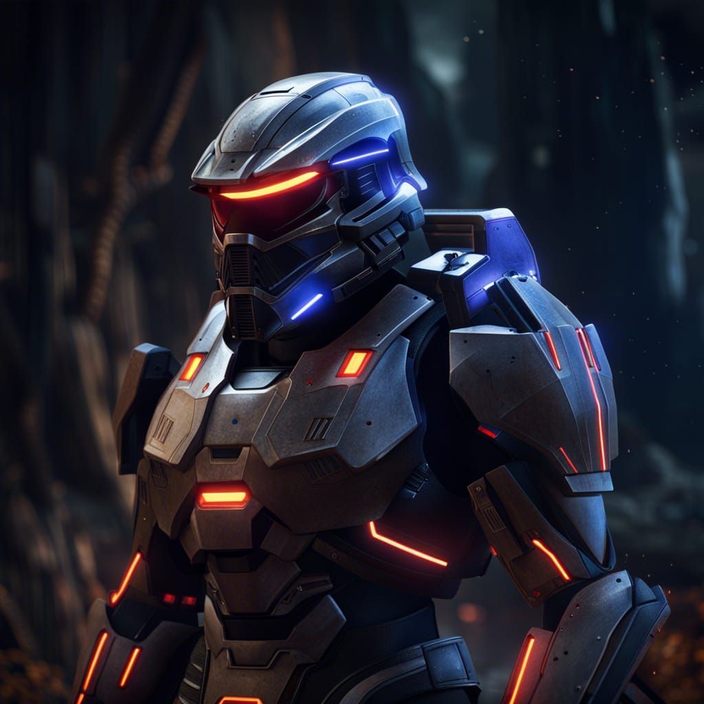 STAR WARS. HALO SPARTAN, KNIGHT cyber trooper