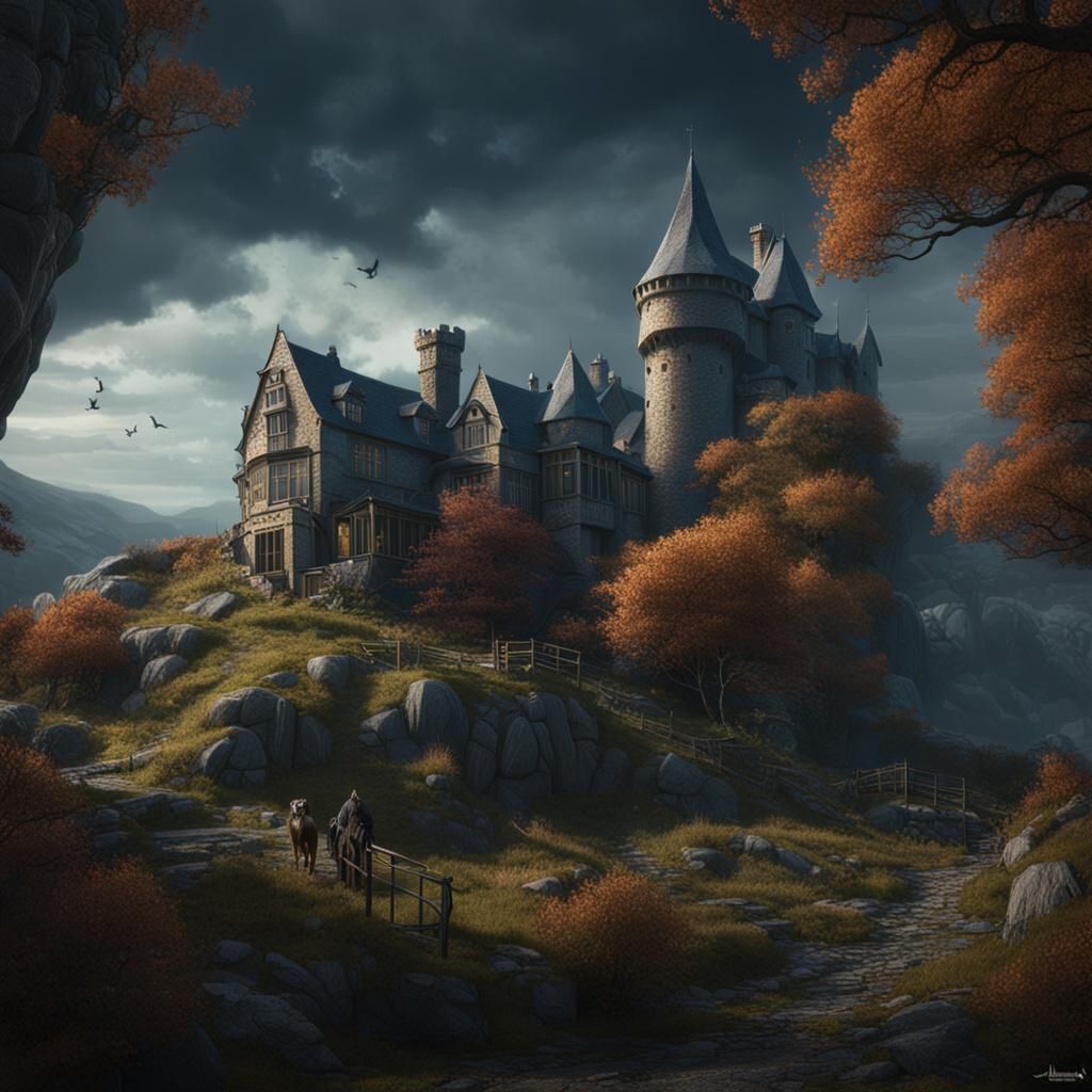 Hound of the Baskervilles Matte Painting
