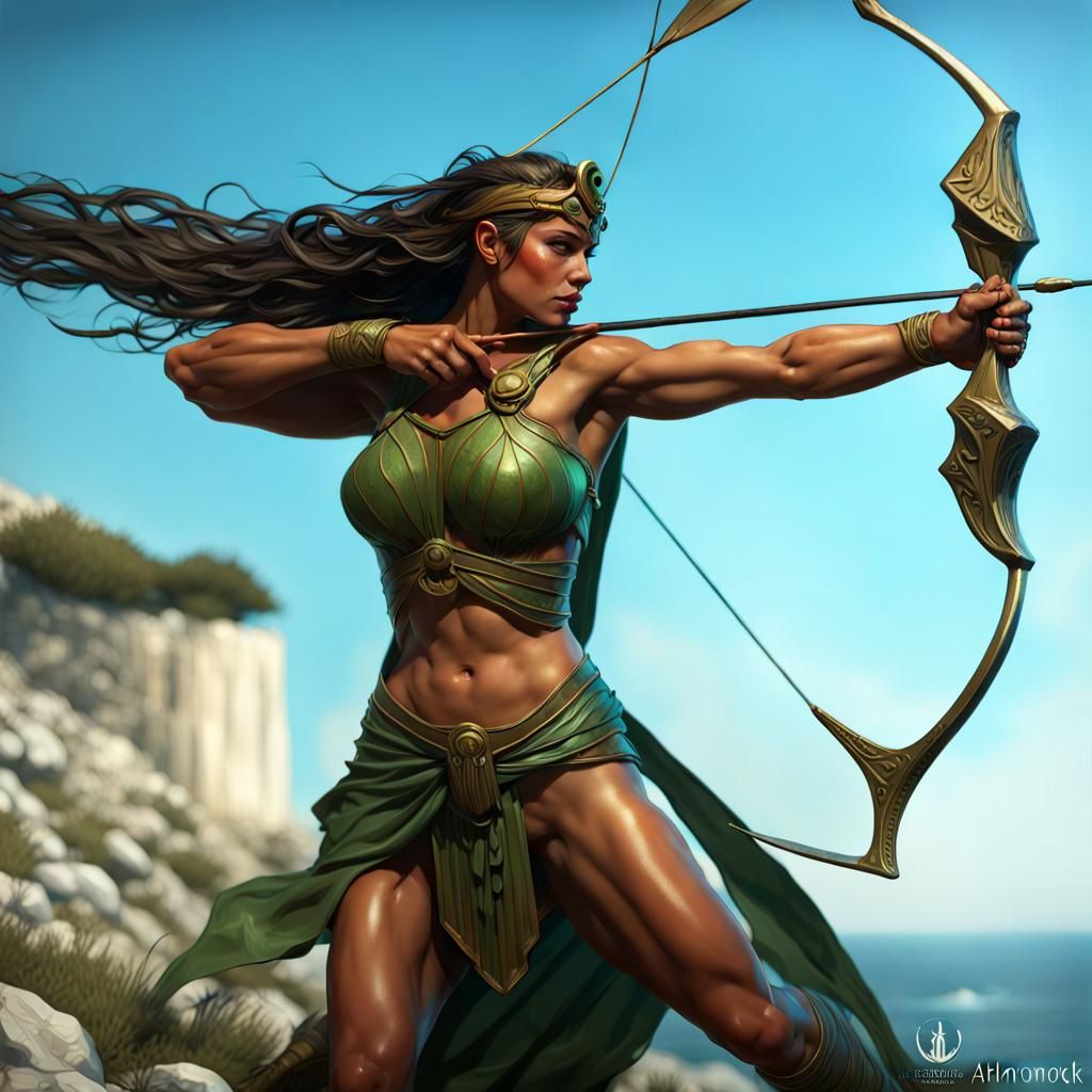 Ancient Greek huntress